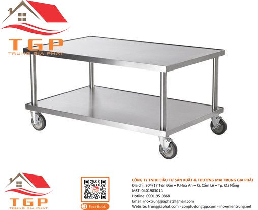 bếp inox công nghiệp